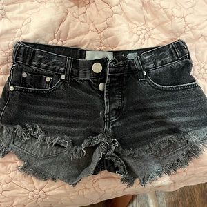 Low rise Black One Teaspoons